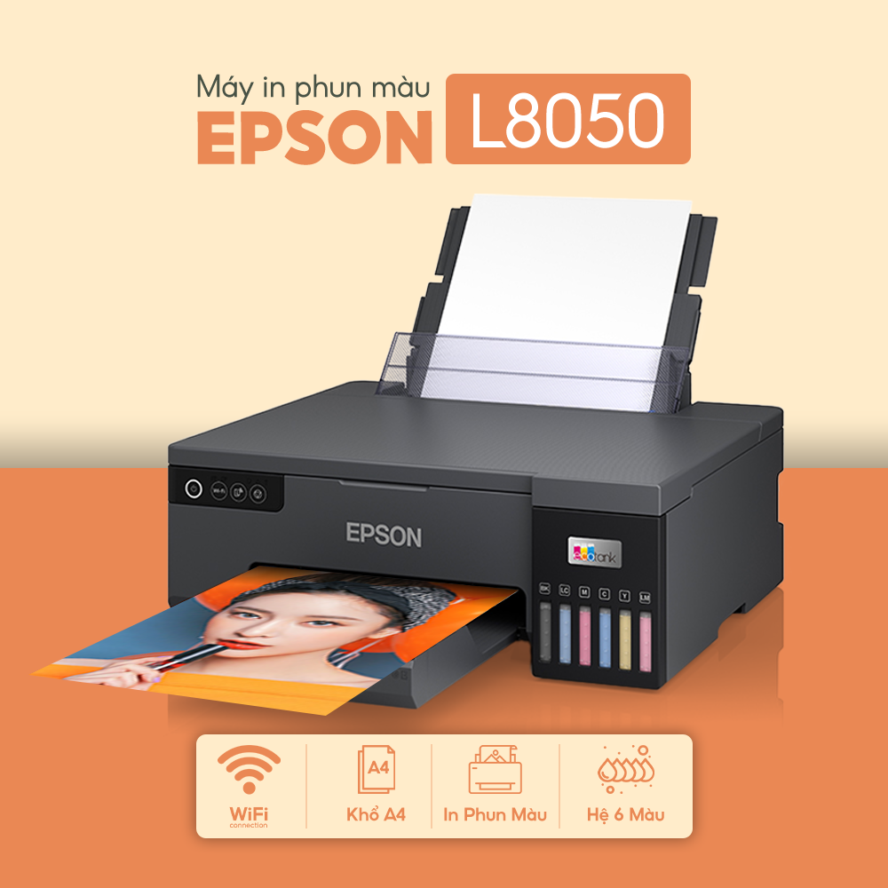 Nên mua loại máy in thiệp cưới nào để sử dụng - Epson L8050