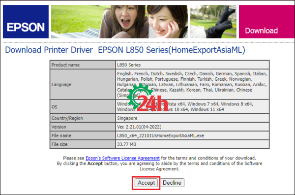 Hướng Dẫn Cài Đặt Driver Máy In Epson L850 Nhanh Chóng