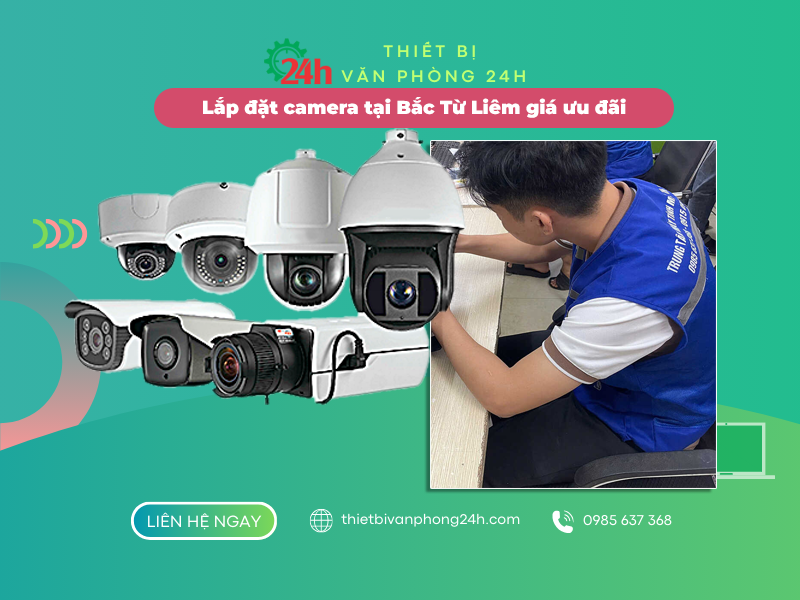 Lắp đặt camera tại Bắc Từ Liêm giá ưu đãi từ 300k Lắp đặt camera tại Bắc Từ Liêm tận nơi