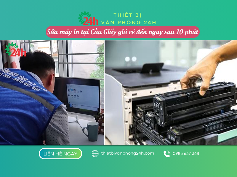 Sửa máy in tại Cầu Giấy giá rẻ 80k đến ngay sau 10 phút Thợ sửa máy in tại Cầu Giấy