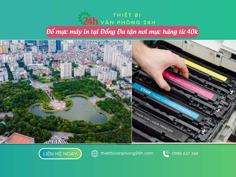 Đổ mực máy in tại Đống Đa tận nơi mực hãng giá  từ 40k